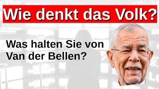 Was denkst du über Van der Bellen Befragung auf der Straße deine Meinung  FPÖ Koalitionsverhandlung