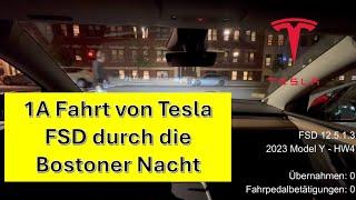 Tesla FSD fährt ohne Fehler im Dunkeln – NUR mit Kameras! 