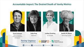 SOCAP23 - Accountable Impact: The Desired Death of Vanity Metrics