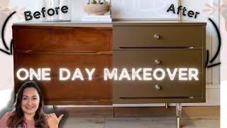 Furniture Painting for Beginners | One Step Paint Dresser Makeover