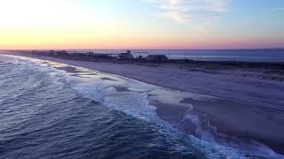 Winter on the Beaches of the Hamptons