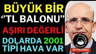 Aşırı Değerli TL Balonu! Dolarda 2001 Tipi Devalüasyon Riski Getirebilir, Dolar