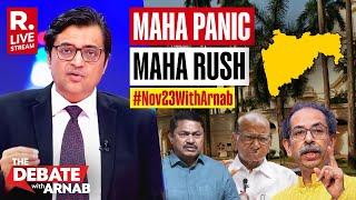 Debate With Arnab LIVE: Resort Politics Begins With Maharashtra Results Just Hours Away