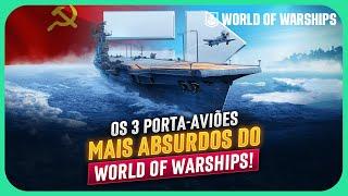 TOP 3 MELHORES PORTA-AVIÕES no WORLD OF WARSHIPS!