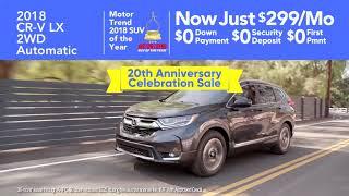 East Coast Honda 20th Anniversary Sale