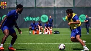 Lamine Yamal -training in Barcelone ️