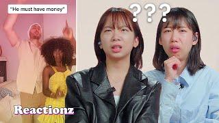 Korean Girls React To Interracial Couple TikTok | 𝙊𝙎𝙎𝘾