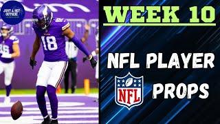 NFL Week 10 Player Props & Anytime TD Bets!