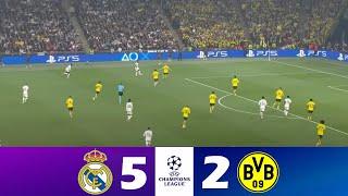 Real Madrid vs Borussia Dortmund 5-2 | 2024 Champions League | Match Highlights