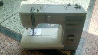 How to use a Sewing Machine : stitch magic usha janome demo silai machine
