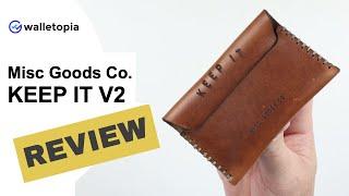 Misc Goods Co wallet, the V2 is simple, but monster capacity!