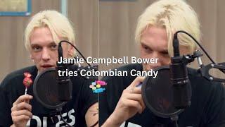 Jamie Campbell Bower tries Colombian Candy (December 2024)