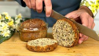 Brot in 5 Minuten! Ohne Mehl und Hefe – gesund, kalorienarm und unglaublich lecker!