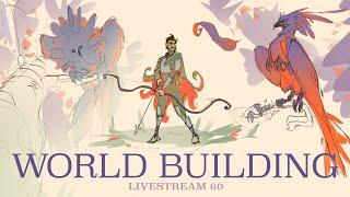 Using Reference for better world building!! (Casual concept art! ) livestream #60