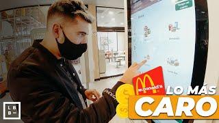 Comprando lo MÁS CARO en el MENÚ del McDONALD'S!