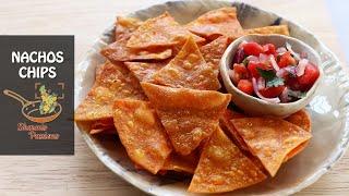 Corn Chips from scratch | Nachos Chips Recipe