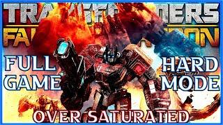 TRANSFORMERS FALL OF CYBERTRON Over Saturated Gameplay Walkthrough FULL GAME Hard Mode No Commentary