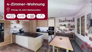 4-Zimmer-Wohnung in Rettenschöss zu verkaufen.