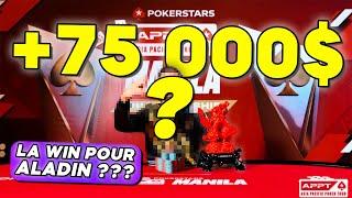 La victoire pour Aladin ?!? 75 000 $ à la gagne