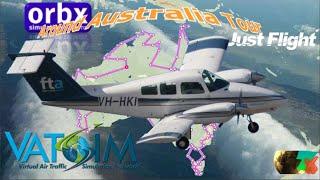 GA Around Australia - JustFlight Beech Duchess 76. Normanton to Mt Isa via Doomagee