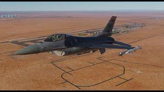 DCS Overhead Break landing F-16 Viper.