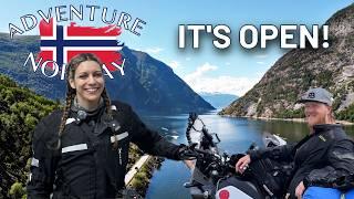 It's Open! Crossing a norwegian mountain road!  (S3:E18)