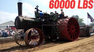 150 Case Steam Engine Tractor Pulling! UP CLOSE AND LOUD!!!