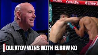 Islam Dulatov’s elbow gets Dana White off his feet during Week 9 of DWCS | ESPN MMA