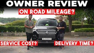 20,000 km MG Hector Plus Owner Review - Service Cost, Features, Comfort Review & more!