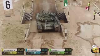 Tank biathlon - comedy show in the Russian Federation