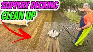 Unveiling the secret to cleaning dangerously slippery algae decking