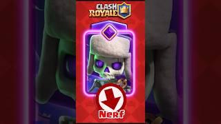 Nuevo Nerf a los ESQUELETOS EVO #clashroyale