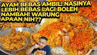 WARUNG APAAN NIH AYAMNYA BEBAS NASINYA LEBIH BEBAS LAGI!!!??