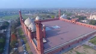 Badshahi Masjid (Mosque) || Drone (1080p) || Lahore Pakistan || 2018