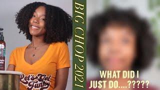 BIG CHOP ON HEAT DAMAGED NATURAL HAIR 2021 |TheNaturalAri|