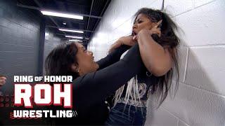 The #ROH Women's World Champion Athena tries to blindside Nyla Rose! | #ROH TV 02/15/24