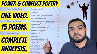 Power & Conflict: ALL 15 Poems: EVERYTHING You Need In One Video