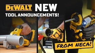 DeWalt New Tools NECA 2024: Nutrunner, Tubing Cutter, & Deburring Tool