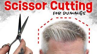 SHEAR CUTTING FOR BEGINNERS ️ Basic Scissor Techniques