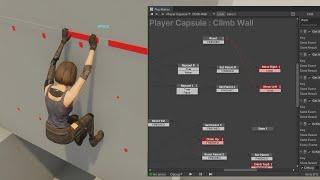 Climbing system / climbing mechanic with Unity Playmaker