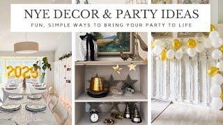 New Year's Eve Decoration & Party Ideas  |  Doubling Decor as 50th Anniversary Party!