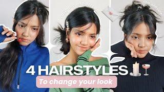 4 hairstyles that can change your ENTIRE look!!