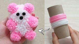 Amazing Teddy Bear Making with Wool - Super Easy Teddy Bear Make at Home - How to Make Teddy Bear