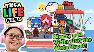 Toca Life World - Cherry and Vidia goes to the WATERFRONT!!!