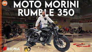 Moto Morini Rumble | Il sogno americano in formato "patente A2". Live da EICMA 2024