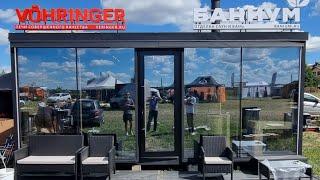  Каркасная баня из стекла. Баниум Зеркальная. Опережает время.