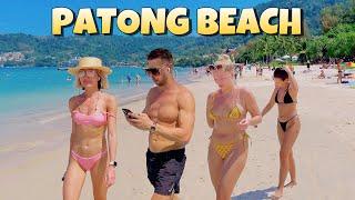 【 4K】Phuket 2023 Patong Beach - Walking Tour Thailand