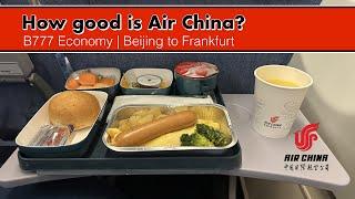 How good is Air China? | Economy Class Review | B777-300ER | Beijing - Frankfurt | BEST SEATS!