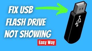 How to FIX USB DRIVE not showing up Windows 11/10/8/7  (Easy Way)