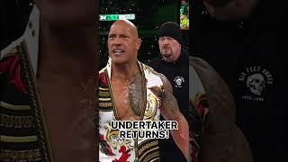 The Undertaker's return at #WrestleMania was ICONIC ‍  #WWE #TheRock #WWEonFOX